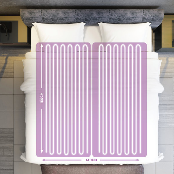 Alva London King TieDown Electric Blanket 183x150 Wayfair.co.uk